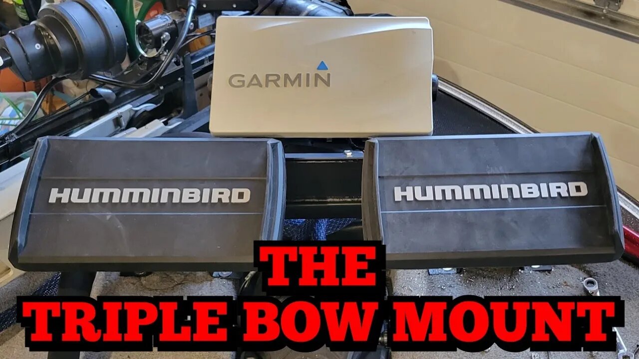 Triple Bow Mount (LIVESCOPE & HUMMINBIRD)