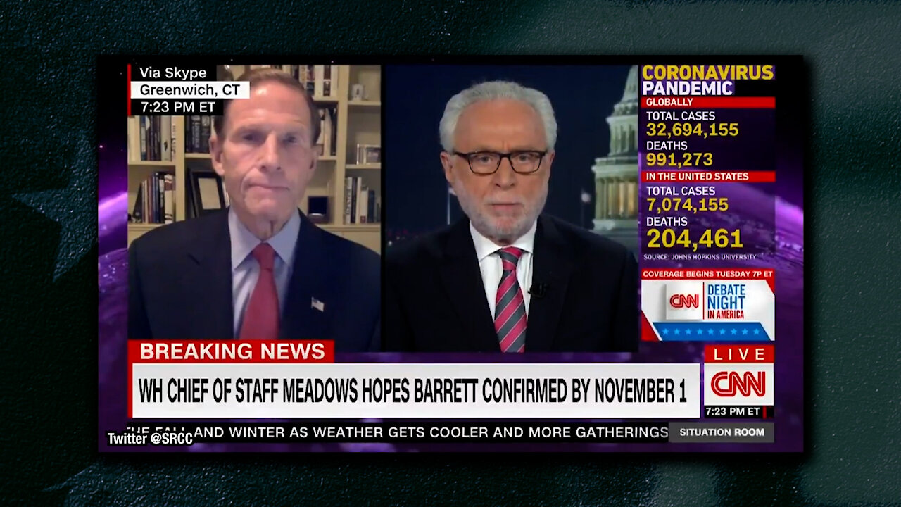 Sen. Richard Blumenthal Calls SCOTUS Nomination "Illegitimate," But Can't Explain Why on CNN