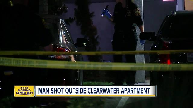 Man shot at downtown Clearwater apartment