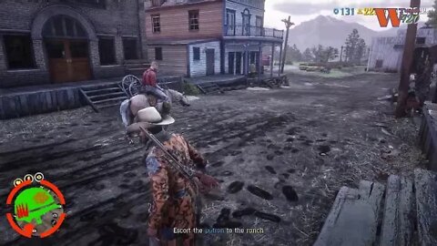 RedDeadOnline Escort a patron home