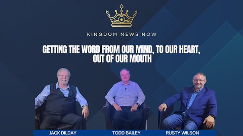 Getting The Word From Our Mind, to Our Heart, Out of Our Mouth | Todd Bailey