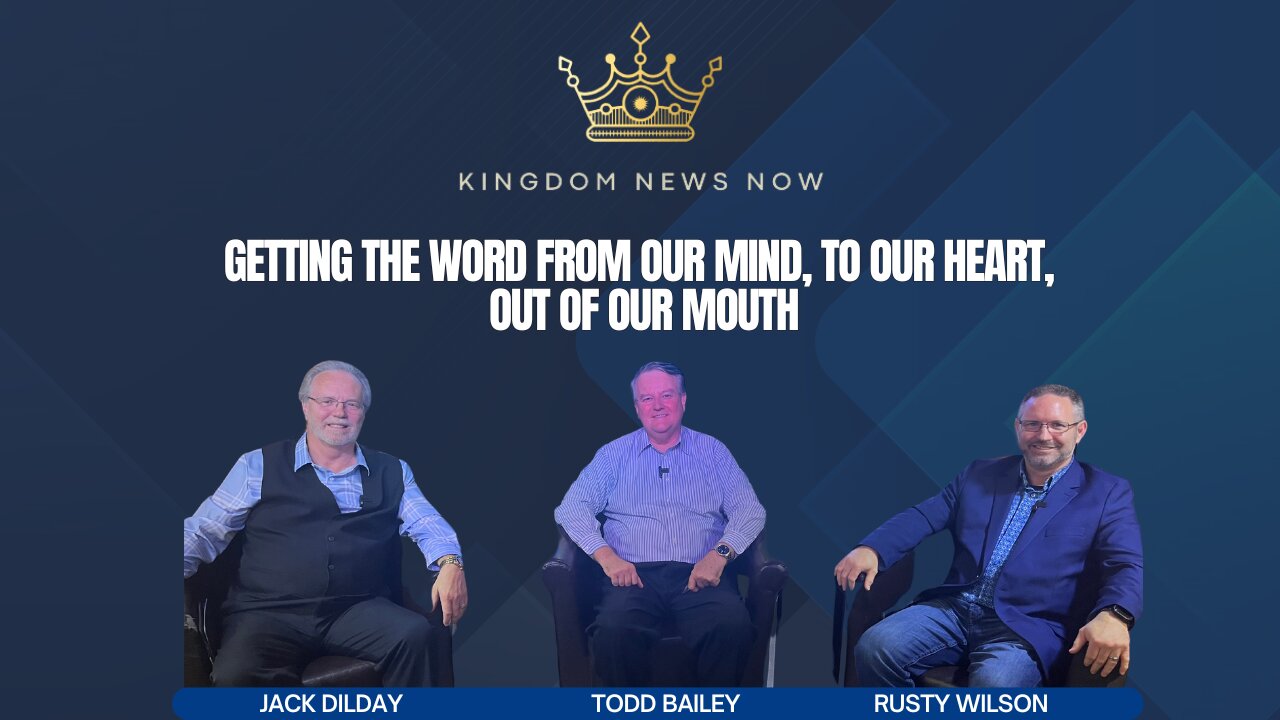 Getting The Word From Our Mind, to Our Heart, Out of Our Mouth | Todd Bailey