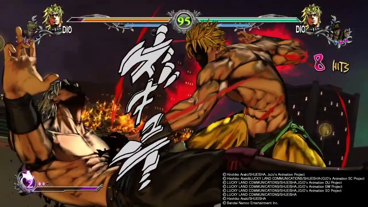 JoJo All-Star Battle R Perfect DIO mirror match