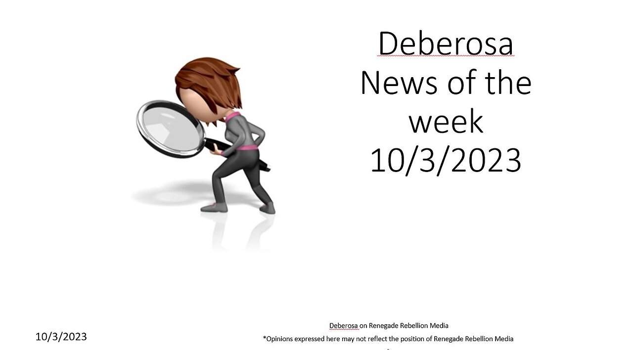 Deberosa News of the Week 10/3/2023