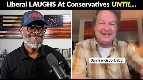 LIBERAL LAUGHS AT CONSERVATIVES AVOIDING SAN FRAN THEN THIS HAPPENS!