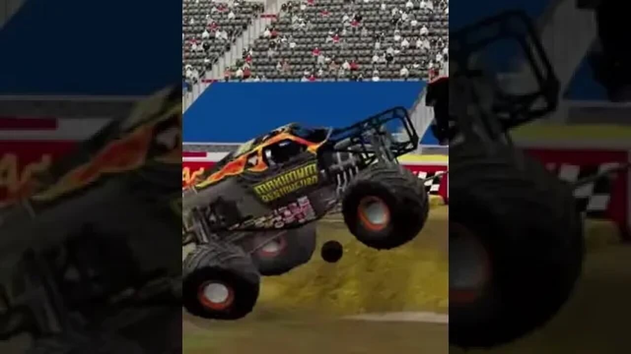 Maximum Destruction Huge Crash! | BeamNG Drive #monsterjam #crash #gaming #beamngdrive