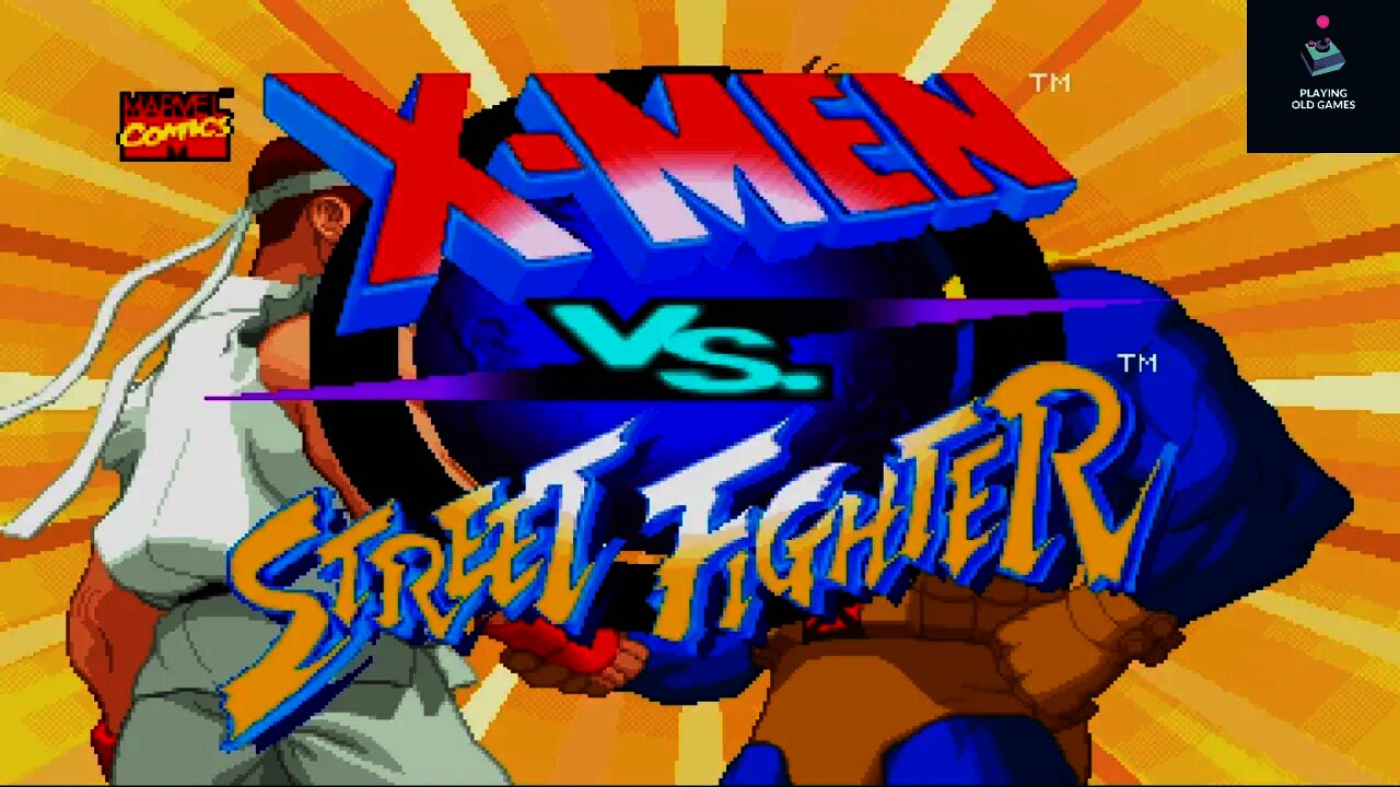 XMen vs Street Fighter - Arcade - Wolverine and Ryu [Longplay]