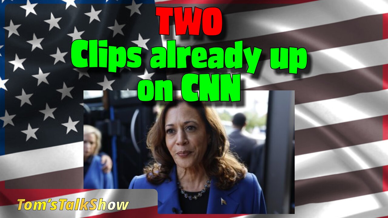 Two Clips Already up on CNN of Harris Interview