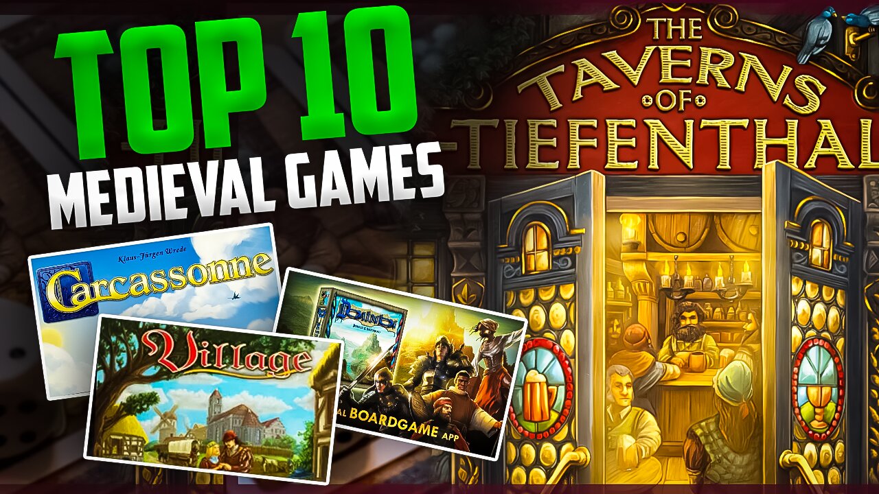 Top 10 Medieval-Themed Tabletop Games You Need to Play! *2024 Edition*