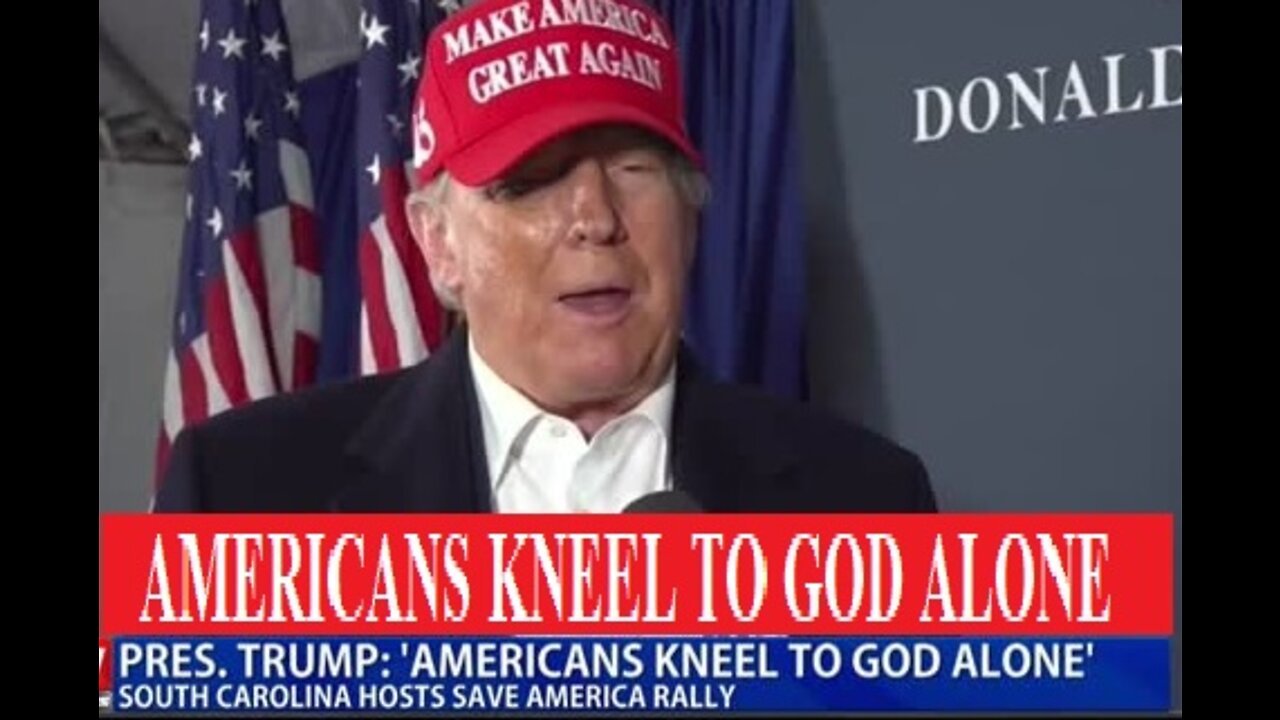 URGENT!! TRUMP BREAKING NEWS 3/14/22 - Donald Trump: Americans kneel to God alone