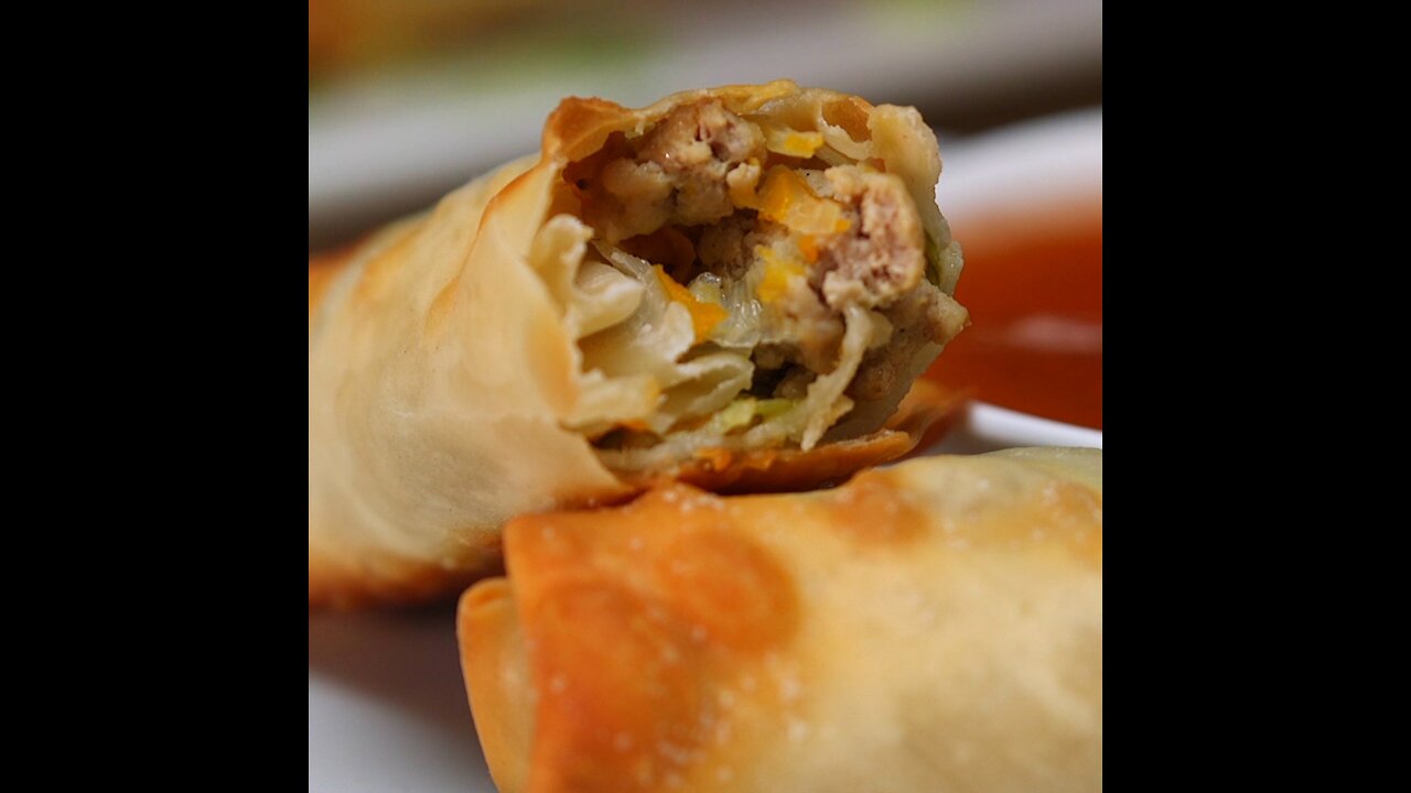 Pork and Vegetable Crispy Baked Egg Rolls [GMG Originals]