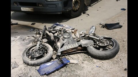 Dangerous bike accident