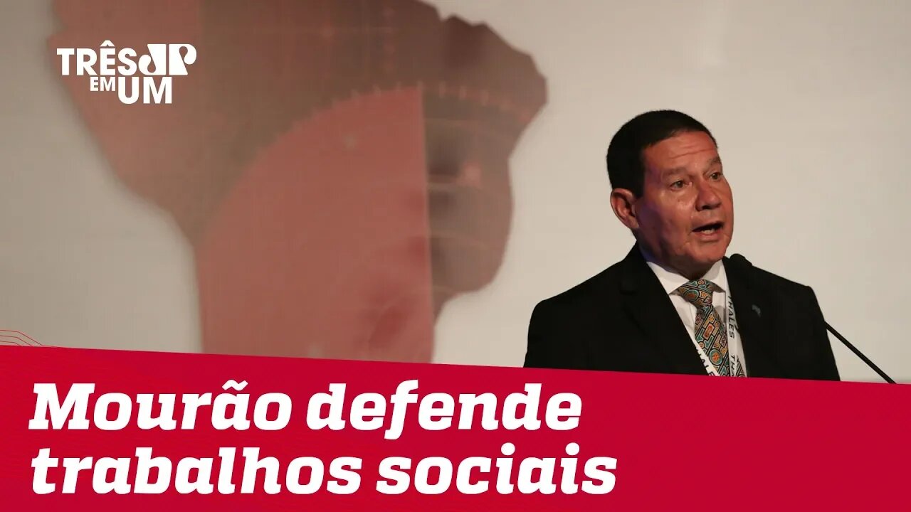 General Mourão defende trabalhos sociais para combater o crime