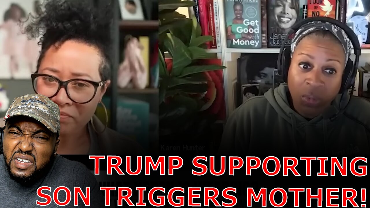 DERANGED Liberal Black Mother MELTSDOWN IN ANGER Over Son Becoming A Trump Supporter!