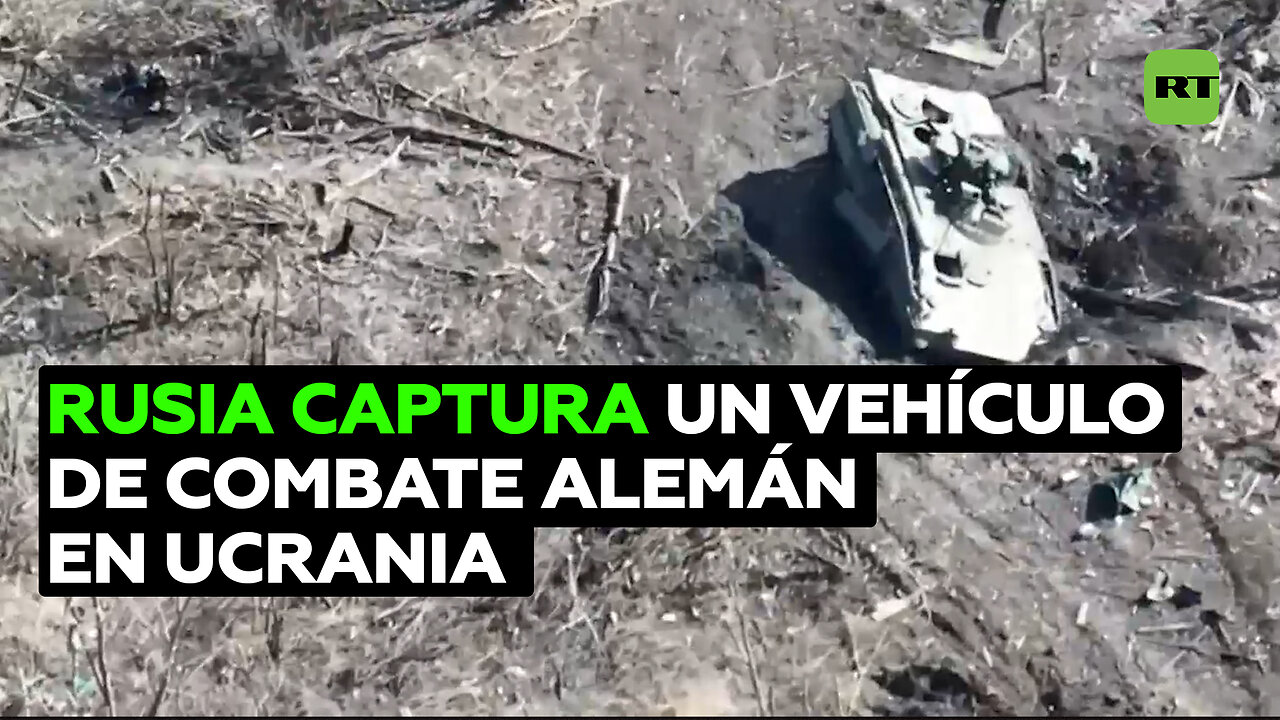 El Ejército ruso retira de la línea de contacto un Marder alemán capturado