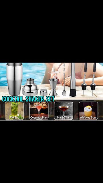 cocktail shaker set |how to use cocktail shaker set |#recipe |susantha 11| #Shorts