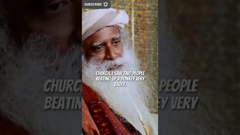 Sadhguru joke about Sunday School