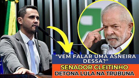 SENADOR CLEITINHO indignado com as FALAS DO LULA subiu a TRIBUNA e detonou o PRESIDENTE. - VEJA