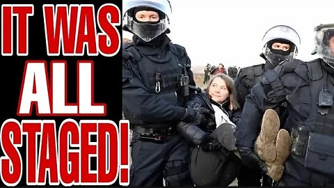 GRETA BUSTED FAKING HER OWN ARREST