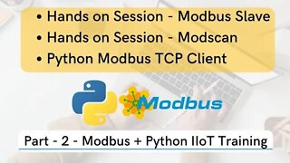 Play with Modbus TCP/IP Simulator/Device | Part - 2 | Modbus + Python IIoT Training |