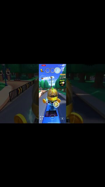 Mario Kart Tour - Gold Mario Golf Cap Gameplay (Summer Tour Gift Reward 2023 Glider)