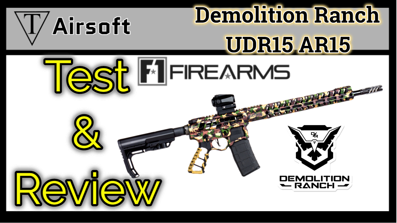 Demolition Ranch UDR-15 AR15 Airsoft AEG Review