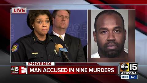 Phoenix PD Chief Jeri Williams details serial killer investigation