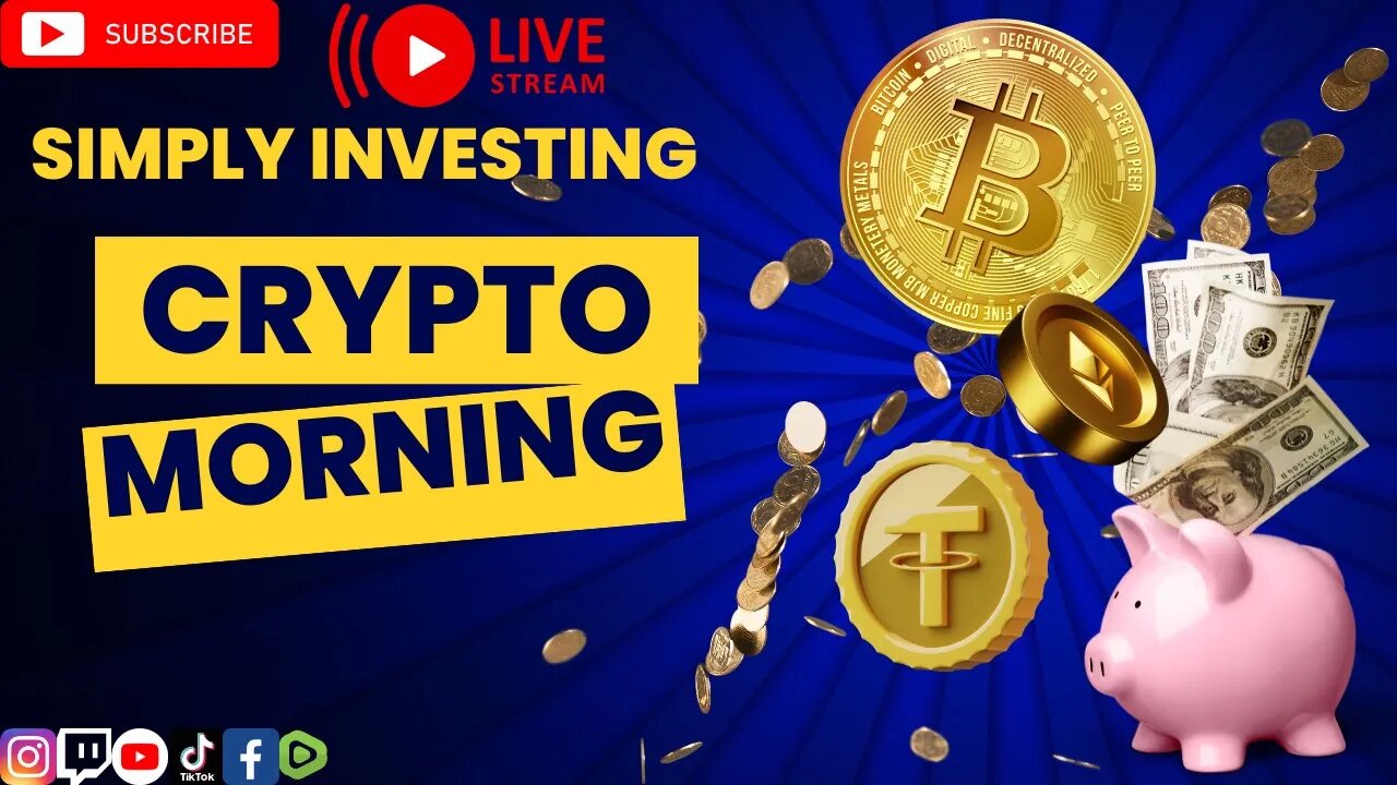 #Crypto Morning Chat! Atom and Dot are the picks!