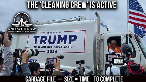 10.31.24: The GARBAGE keeps giving, Voting glitch? Jan. 6th plans gone mad, Election results out on MSM, PRAY!