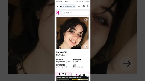 HAPPY 20 BIRTHDAY RIV3R.COM TikTok Star