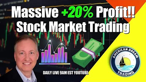 Massive +20% Profit Lifetime Member Stock Market Trading Profit