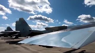 Russia's Su-35 Su-34 firing at Ukraine's front line.