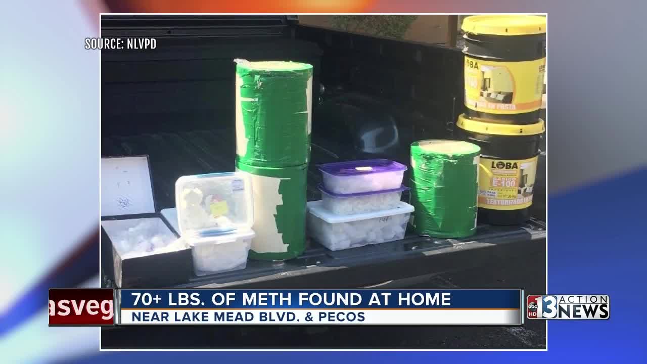 Major meth drug bust in North Las Vegas