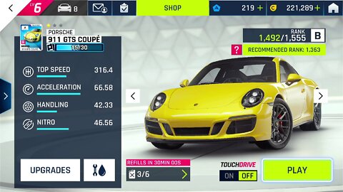 Asphalt 9 Legends - Daily Car Loot - Trainspotter - Porsche 911 GTS Coupe