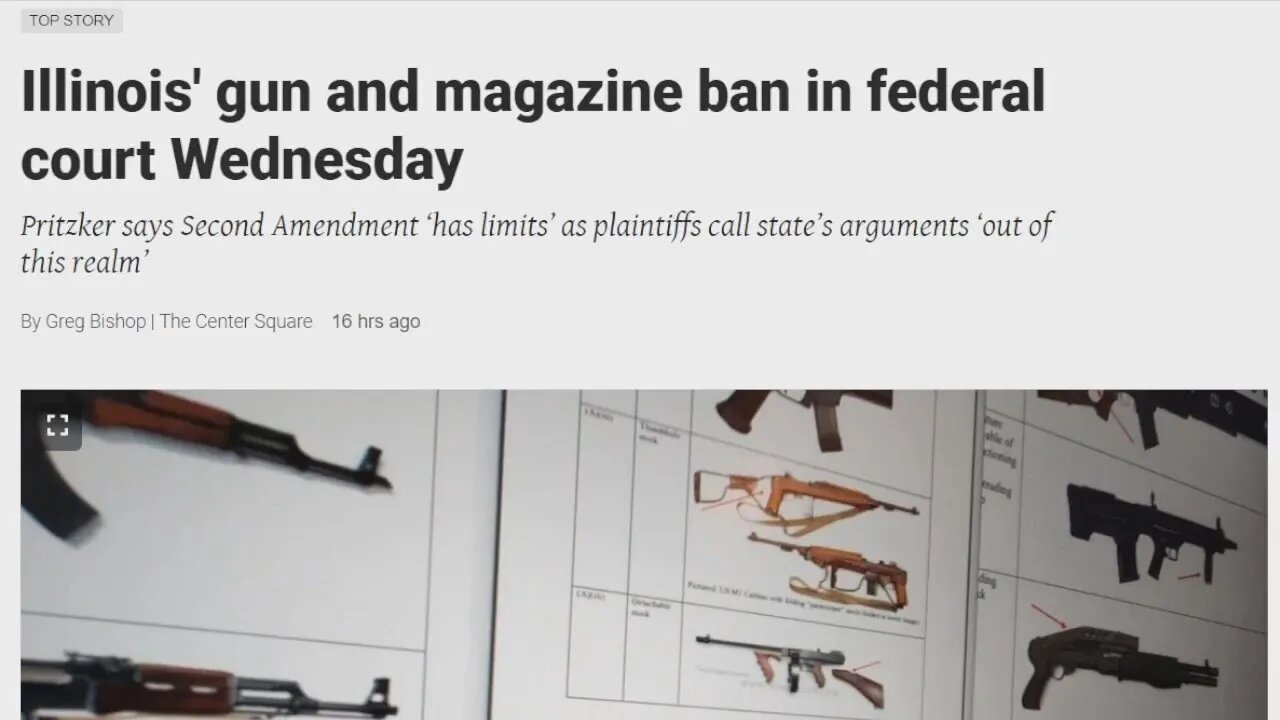 Big week next week for Illinois' gun and magazine ban