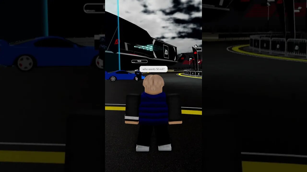Giving Away $50 Million to a RANDOM PERSON in Absolute Driving! #roblox #cargame #robloxgame