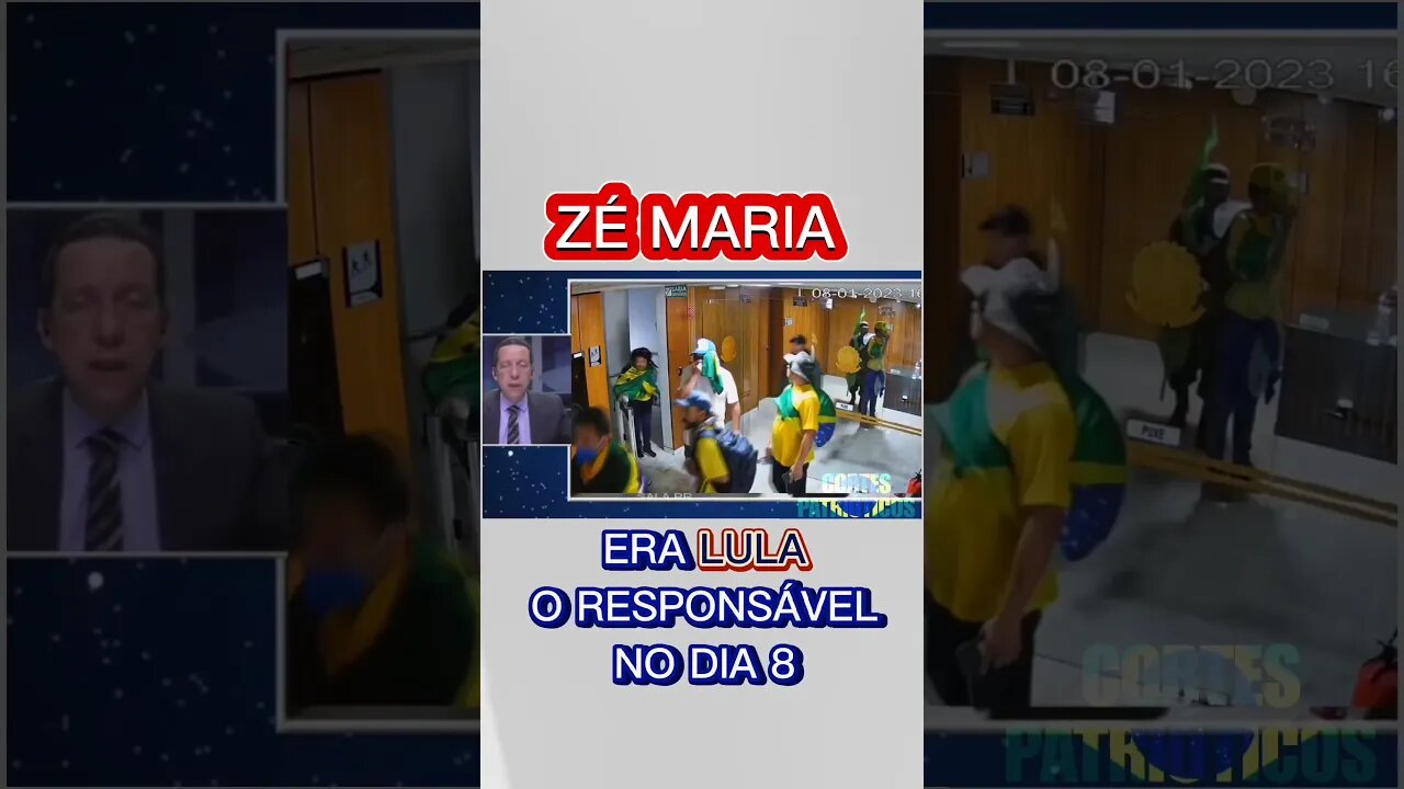 Zé Maria diz que Bolsonaro não permitiria a invasão #shorts #short