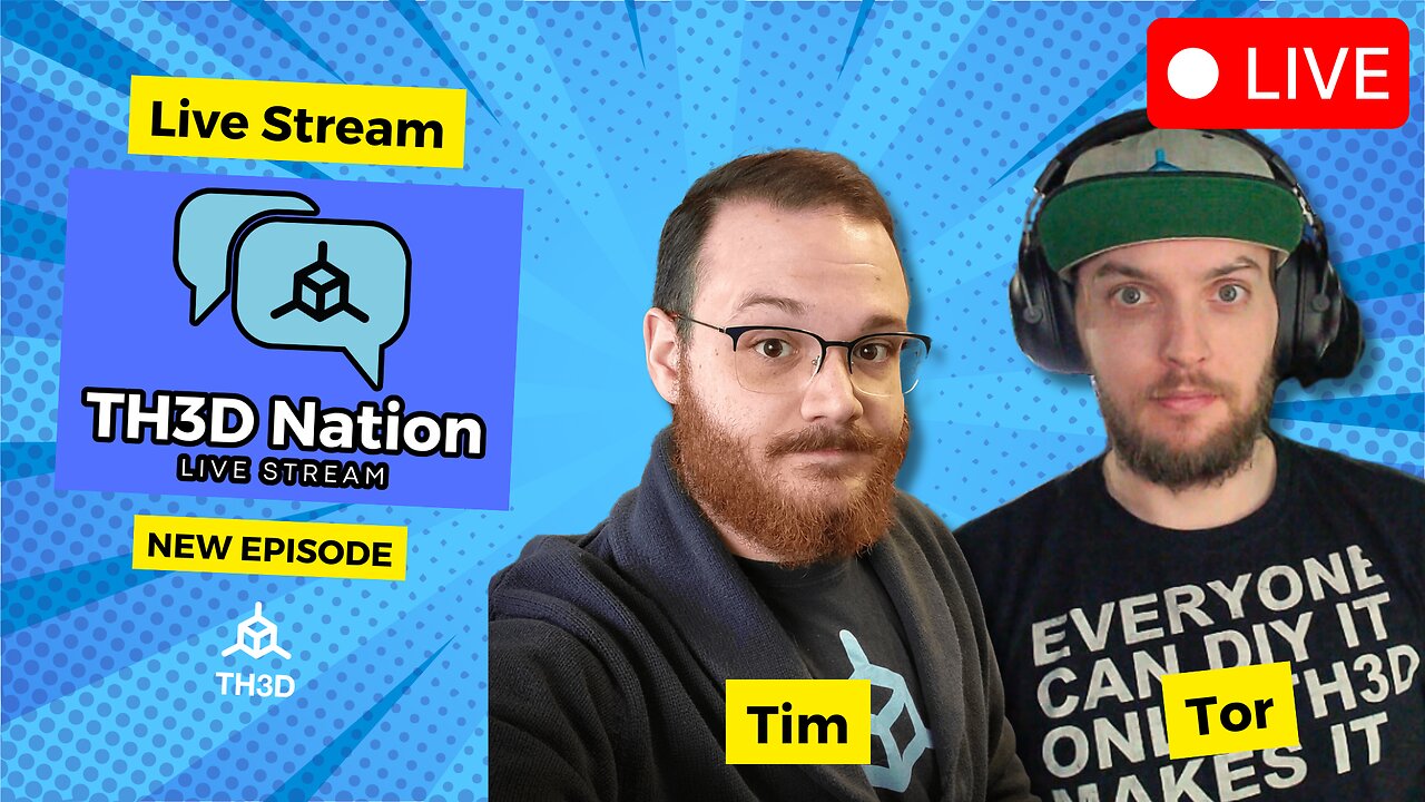 TH3D Nation - Episode 11 - 3D Printing News w/Q&A