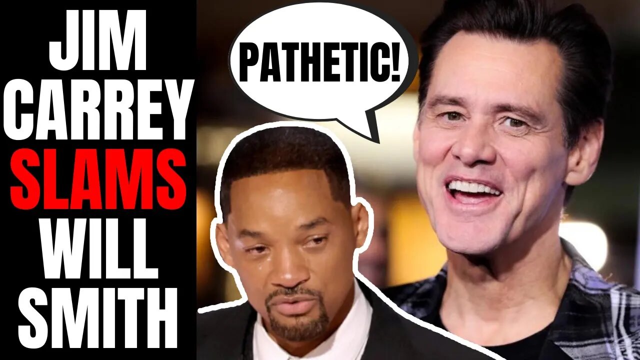 Jim Carrey DESTROYS Will Smith, Calls Out SPINELESS Hollywood After Embarrassing Oscars Slap