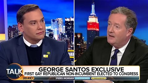 George Santos brutally collapses during Piers Morgan interview