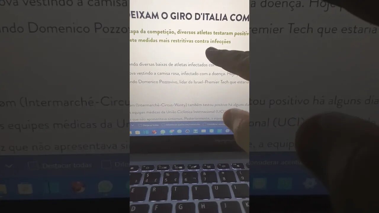 giro d'italia está cheio de casos de covid19 ... é muito triste... pandemia não acabou se protejam