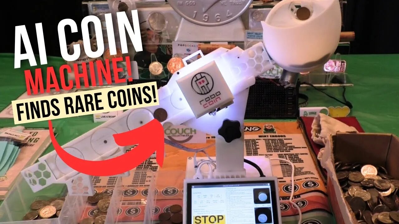 ERROR Coin Machine finds RARE Coins For YOU! Robo Coin Ai