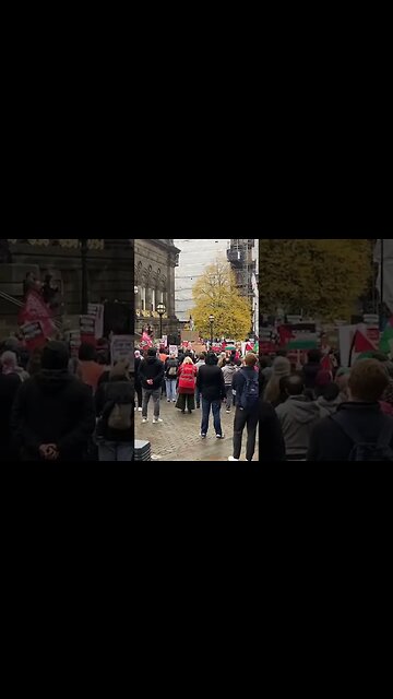 Leeds Palestine protest (Oct 28th 2023) #leeds #leedsnews