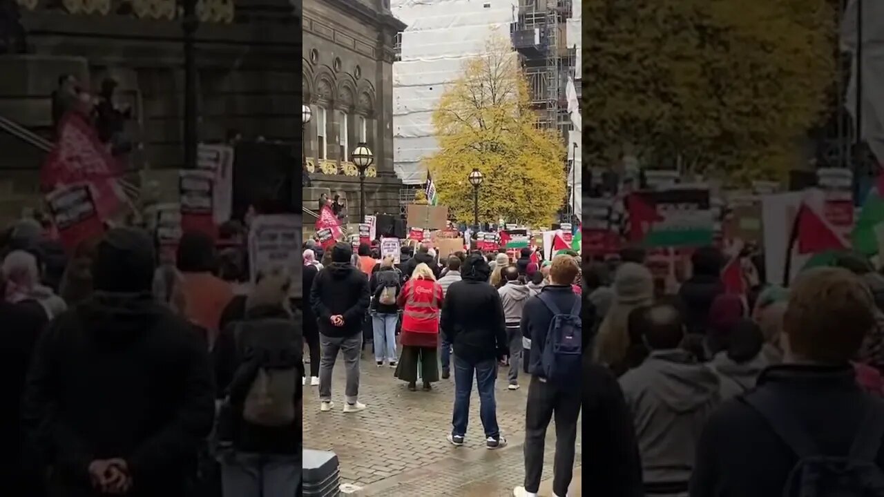 Leeds Palestine protest (Oct 28th 2023) #leeds #leedsnews