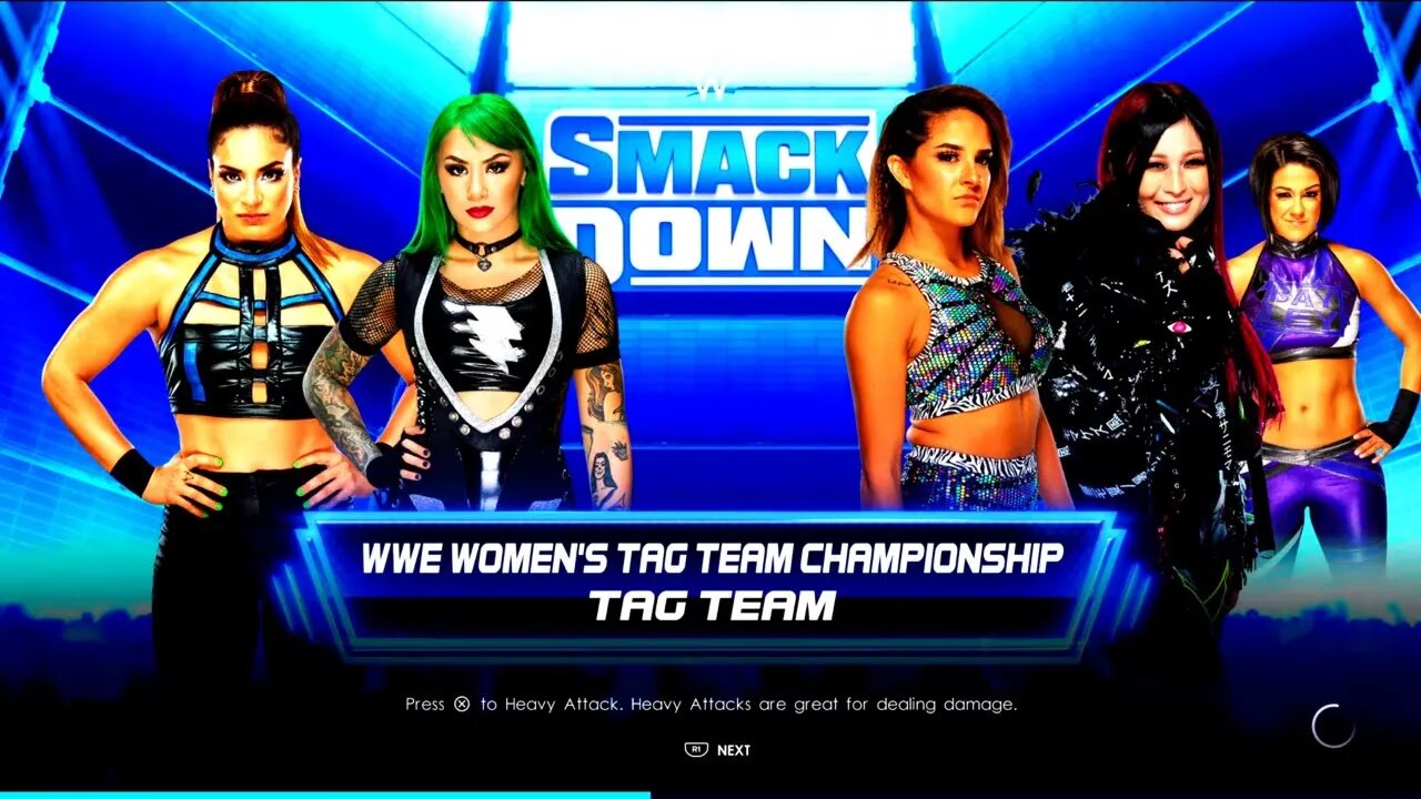 WWE Friday Night Smackdown Shotzi & Raquel Rodriguez vs Damage CTRL for the WWE Women's Tag Titles