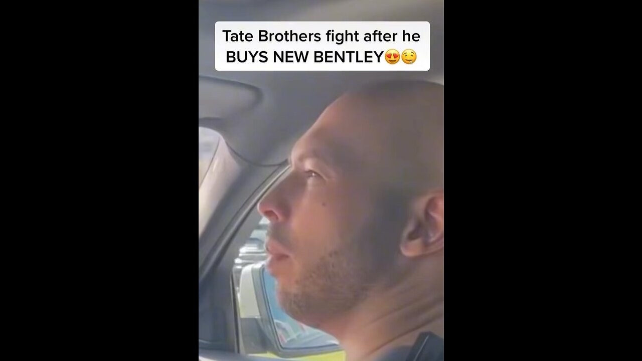 TATE BUYS A NEW BENTLEY