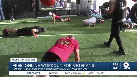 'Let them know they're not alone': Tucson gym hosts free online workouts for Veterans