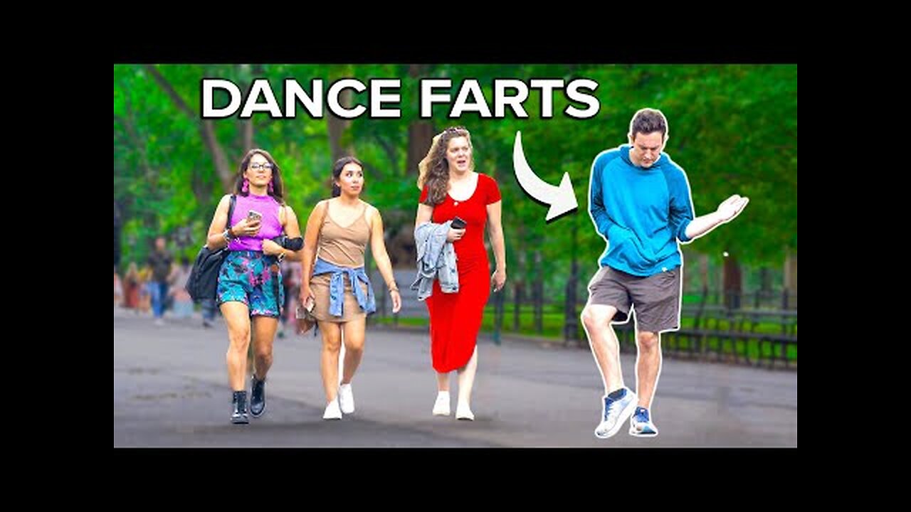 FUNNY Fart Prank in NYC! Dancing Out the Farts!