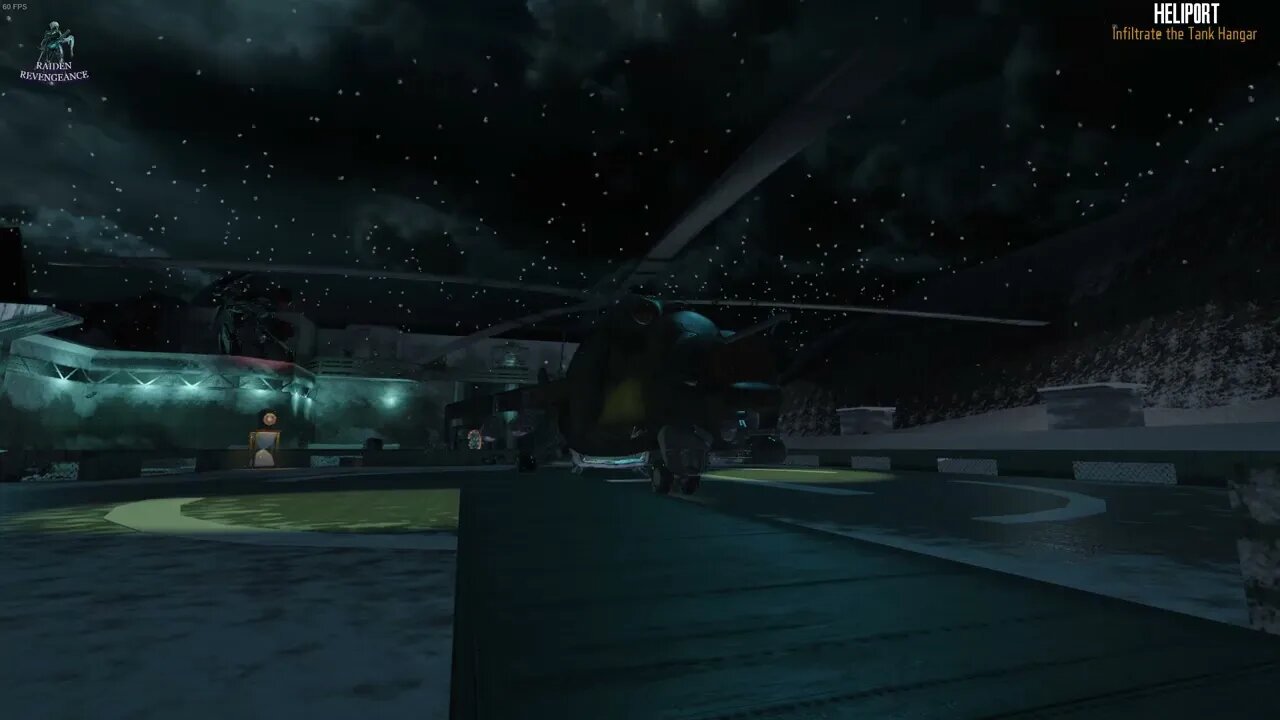 BO3 Zombies/MGS Shadow Moses - HIND D Heliport Scene