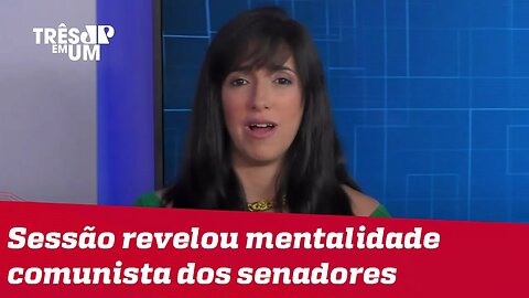 Bruna Torlay: Luciano Hang merece parabéns por enfrentar senadores da CPI